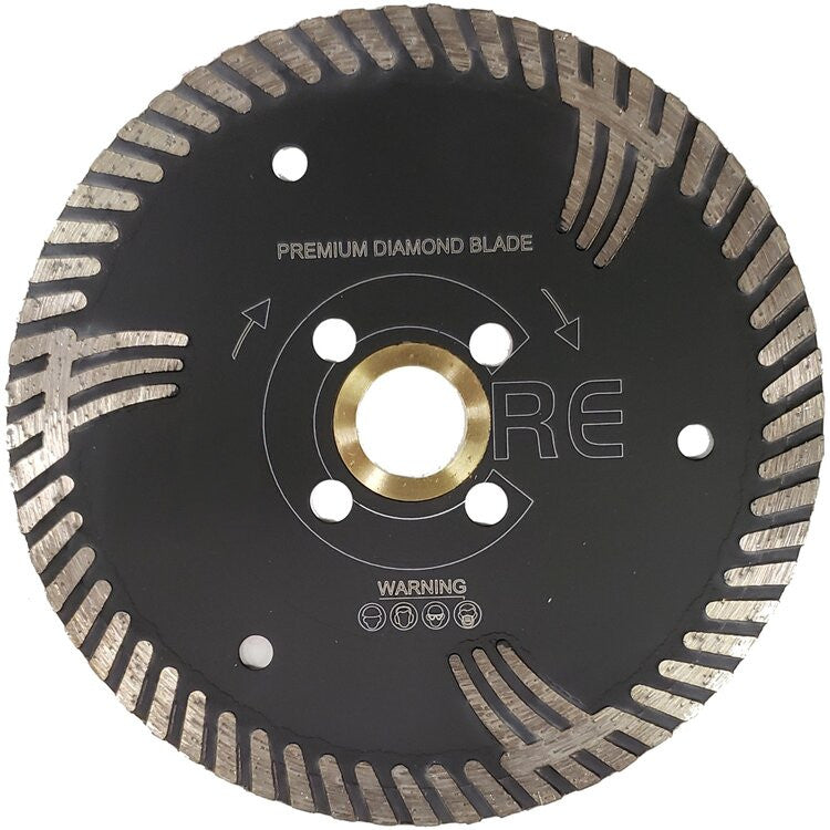 Core Abrasives - Lame segmentée turbo QHP pour le granite 7"