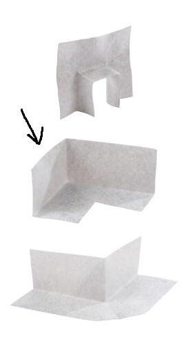 Oatey - Coin étanche préformée intérieur QuickDrain 45°