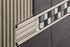 Schluter - QUADEC-FS Coin intérieur/extérieur 90° - aluminium anodisé nickel mat 5/16" (8 mm)