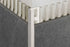 Schluter - QUADEC Coin intérieur/extérieur 90° - aluminium gris pierre 1/2" (12.5 mm)