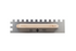 Rubi - 19" Square Notch Steel Trowel with 3/4" x 3/4" Closed Wood Handle ||75962