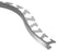 Schluter - JOLLY Profilé radius de bordure de mur/plancher - aluminium anodisé chrome poli 3/8" (10 mm) x 8' 2-1/2"