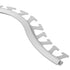 Schluter - RENO-TK Radius Profilé réducteur - aluminium anodisé mat 3/8" (10 mm) x 8' 2-1/2"