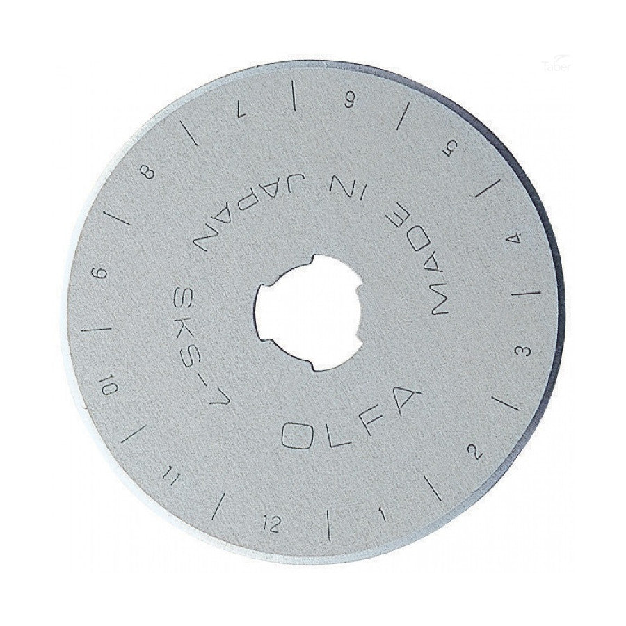 Olfa - Lame rotative en tungstène 45 mm (paquet de 10)