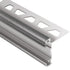 Schluter - RONDEC-CT Profilé de bordure à comptoir double rail - Aluminum Pewter 3/8" (10 mm) x 8' 2-1/2"