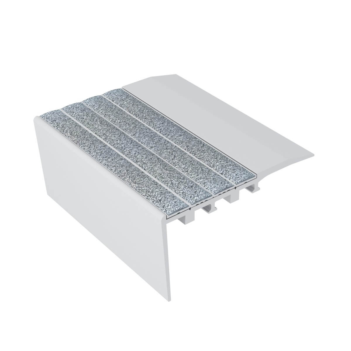 Kinesik - Ecoglo RC4-N30 Nez de marche pour tapis avec bandes antidérapantes noires 3.5" (vendu en pied linéaire)