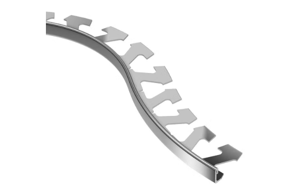 Schluter - Schiene-Radius Profile 3/32 Stainless Steel ||R/E20