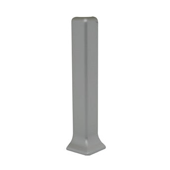 Progress Profiles - Coin extérieur pour moulure Skirting 100 en aluminium arrgent anodisé 3-15/16" (100 mm) (paquet de 2)