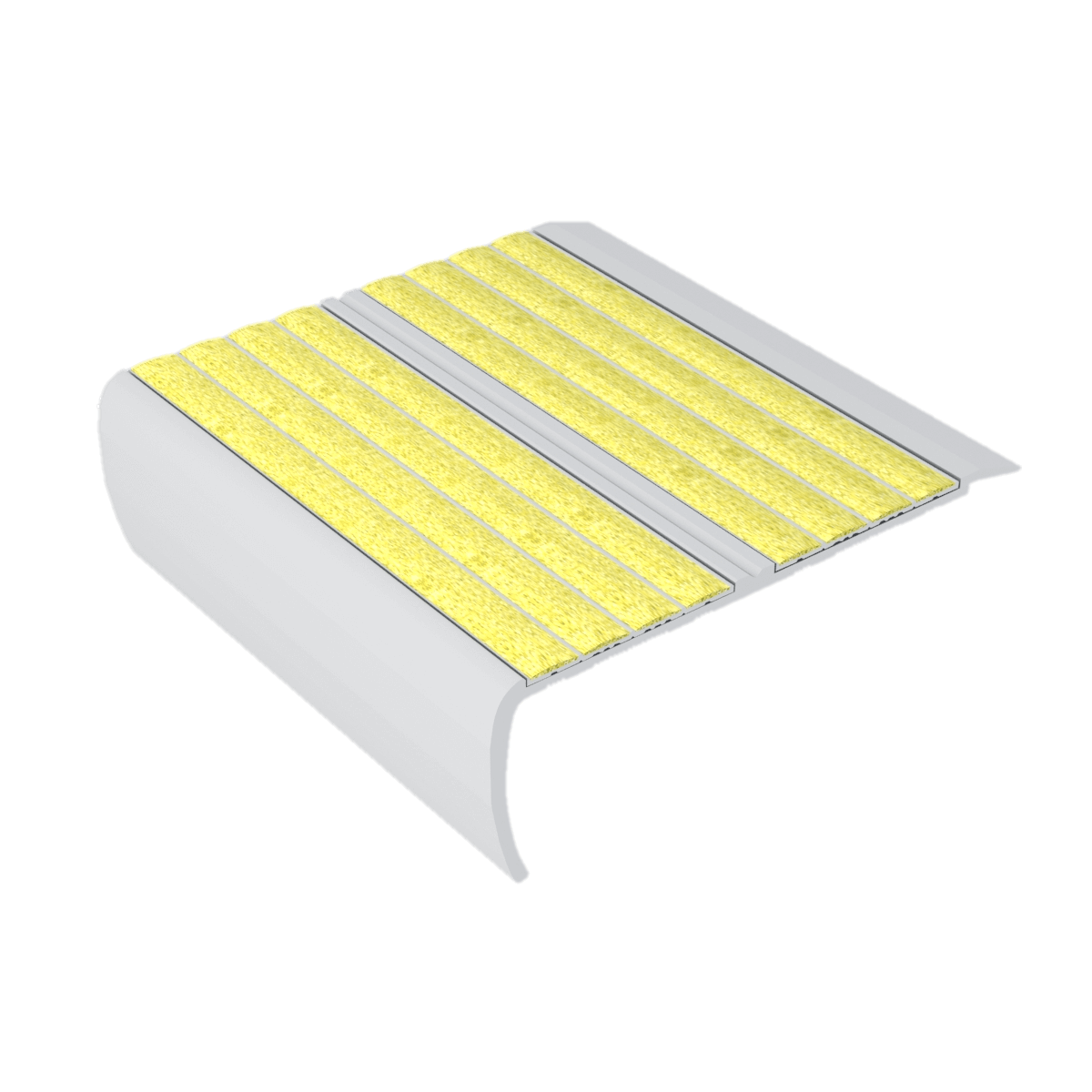 Kinesik - Ecoglo RF5-N30 Nez de marche à angle droit avec bandes antidérapantes jaunes 5.5" (vendu en pied linéaire)