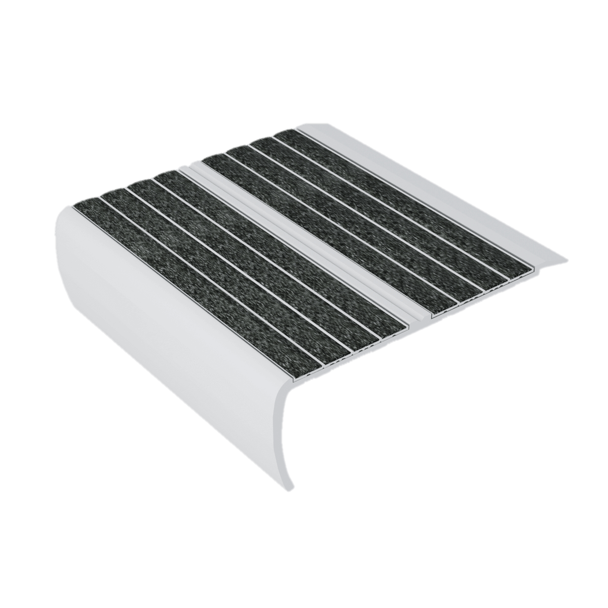 Kinesik - Ecoglo RF5-N30 Nez de marche à angle droit avec bandes antidérapantes noires 5.5" (vendu en pied linéaire)