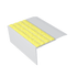 Kinesik - Ecoglo RF7-N30 Flat Stair Nosing with Yellow Anti-Slip Strips 3.5" (vendu en pied linéaire)