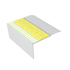 Kinesik - Ecoglo RF7-E30 Photoluminescent Flat Stair Nosing with Yellow Anti-Slip Strip 3.5" (vendu en pied linéaire)