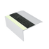 Kinesik - Ecoglo RF7-E30 Photoluminescent Flat Stair Nosing with Black Anti-Slip Strip 3.5" (vendu en pied linéaire)