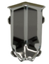 Progress Profiles - Raccord interne plinthe 40 PVC h:40 mm plastique laq. acier satiné c. (paquet de 5)