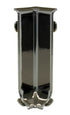 Progress Profiles - Coin intérieur pour moulure Skirting 60 acier inoxydable satiné (60 mm) 2-3/8"