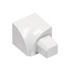 Laticrete - RO3 Coin intérieur pour moulure à céramique arrondi 90° en acier inoxydable Blanc brilliant - 3/8" (10 mm)