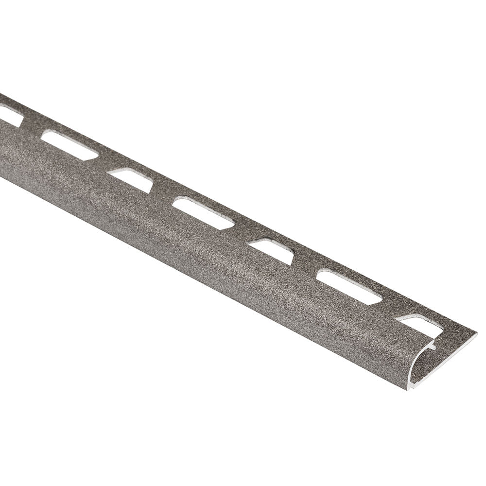 RONDEC Profilé de bordure rond - aluminium gris pierre 5/16" (8 mm) x 8' 2-1/2" ||RO80TSSG