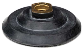 TDT Tools - Rubber Velcro Backing Pad 4 in - RP105
