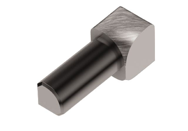 Schluter - RONDEC Coin intérieur 90° - aluminium anodisé chrome brossé 3/8" (10 mm)