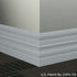 Tarkett - Système de finition murale Millwork - MW 262 E Attaché 6" #262 Drizzle - Wallbase 8' (paquet de 8)