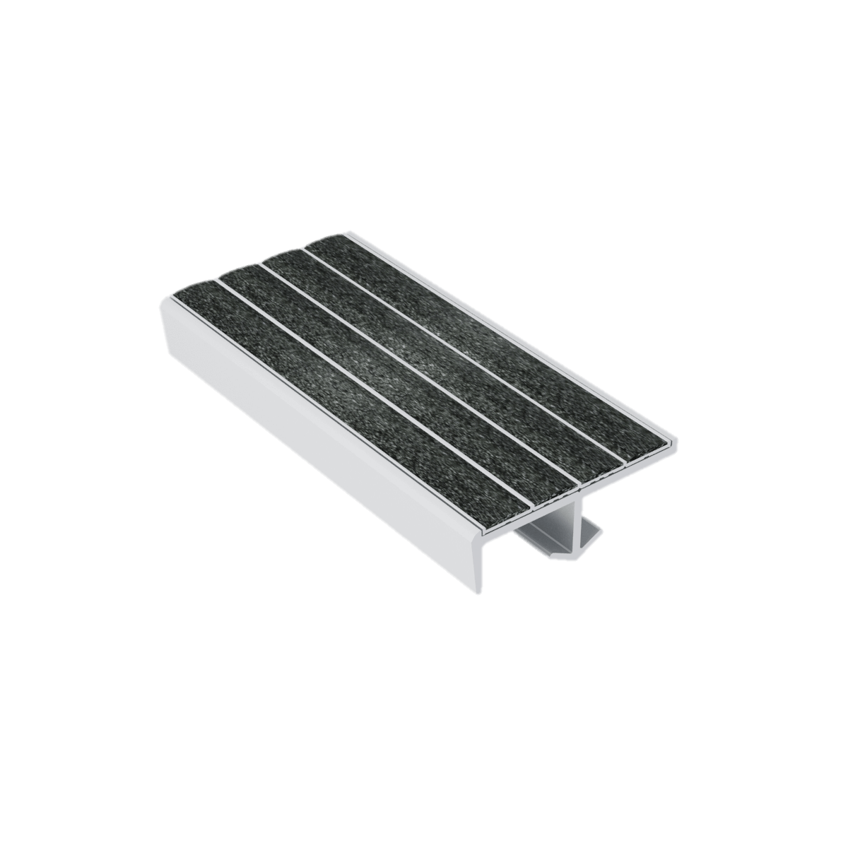 Kinesik - Ecoglo S2-N30 Nez de marche à encastrer avec bandes antidérapantes noires 2.2" (vendu en pied linéaire)