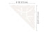 Schluter SHELF-E Curve model triangular corner shelf - matte white aluminum ||SES1D6MBW