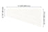 Schluter SHELF-E Étagère de coin quadrilaterale modèle Wave - aluminium blanc mat ||SES3D10MBW