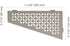 Schluter SHELF-E Étagère de coin quadrilaterale modèle Floral - aluminium gris pierre ||SES3D5TSSG