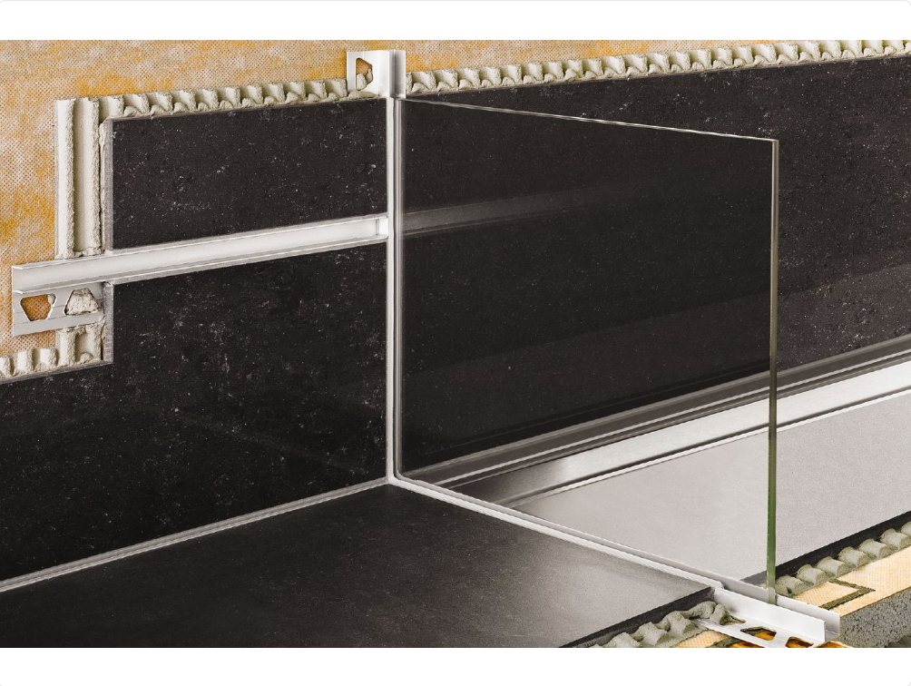 Schluter DECO-SG Decorative groove protection profile - matte anodized aluminum 15/32" x 8' 2-1/2" x 3/8" (10 mm) ||SG100AE12