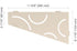 Schluter - SHELF-E Étagère de coin quadrilatérale modèle Curve aluminium ivoire