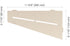 Schluter - SHELF-E Étagère de coin quadrilatérale modèle Pure aluminium ivoire
