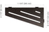 Schluter - SHELF-E Étagère de coin quadrilatérale modèle Wave aluminium anthracite foncé
