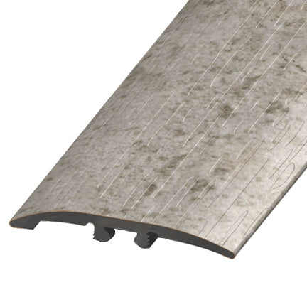 Versatrim - Slim Trim 3-en-1 PVC #104441 Polished Pewter - 1/4" (6.4 mm) x 2" x 94"