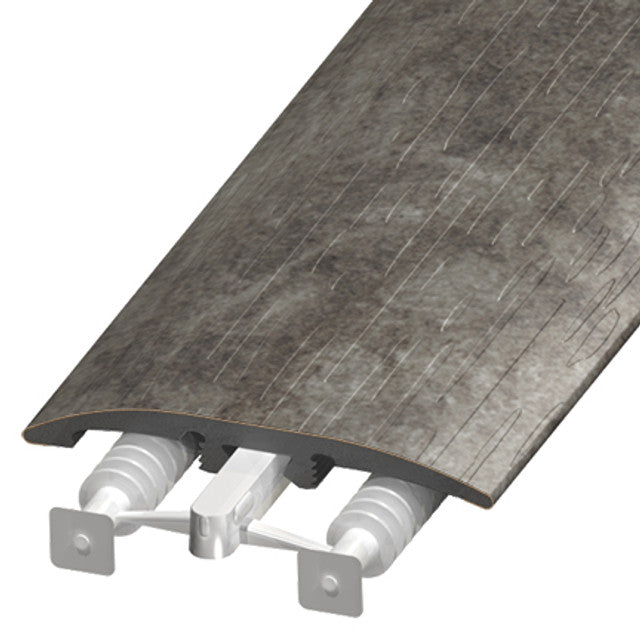 Versatrim - Slim Trim avec arbre à cheville PVC #115282 Volcanic Slate 1/4" (6.35 mm) x 2" x 94"