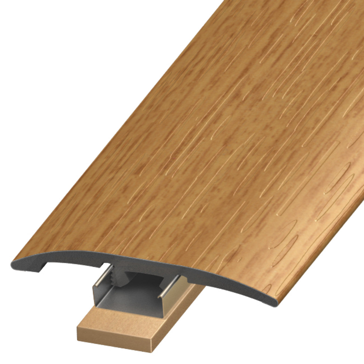 Versatrim - Slim Trim 3-en-1 PVC #185 Sherwood Oak 1/4" (6.35 mm) x 2" x 94"