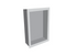 Fusion - Carrara 16" x 24" - Niche de douche à cadre carré sans tablette en pierre artificielle ||SNCAR-SQ