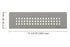 Schluter - SHELF-N Étagère rectangulaire pour niche modèle Square - aluminium gris pierre ||SNS1D3TSSG
