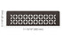 Schluter - SHELF-N Étagère rectangulaire pour niche modèle Floral aluminium anthracite foncé ||SNS1D5TSDA