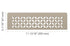 Schluter - SHELF-N Rectangular shelf for niche Floral model - stone gray aluminum ||SNS1D5TSSG