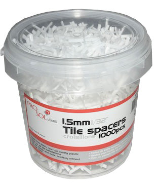 ProSolutions - Croisillons en X de 1.5mm (2/32") - Seau de 1000