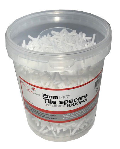 ProSolutions - Croisillons en X de 2mm (1/16") - Seau de 1000