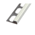 Laticrete - SQ5 Moulure carrée décorative pour bordure de céramique en acier inoxydable 304 brossé - 3/8" (10 mm) x 8' 2-1/2"