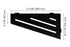 Schluter SHELF-E Étagère de coin quadrilaterale modèle Wave - aluminium noir mat ||SES3D10MGS