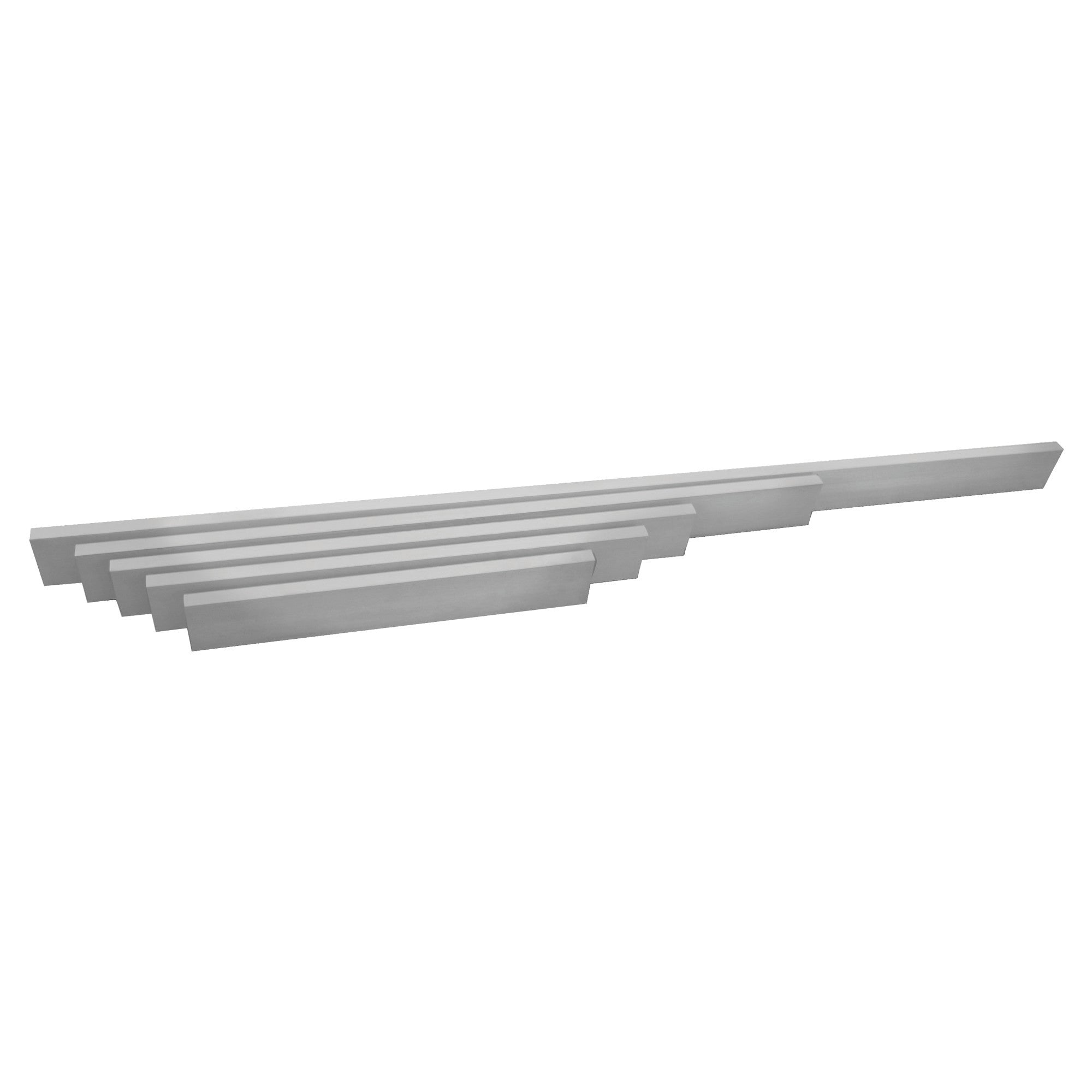 Kraft Tool - Ensemble de 5 chapes en aluminium 2', 2-1/2', 3', 4-1/2', 6'