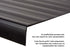 M-D PRO - Giron de marche avec prise simple pour usage intensif PVC vierge #ST080 Fauve 2" (51 mm) x 12-1/4" x 48"