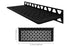 Schluter SHELF-W Étagère mural rectangulaire Floral Design - aluminium noir mat ||SWS1D5MGS