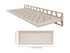 Schluter SHELF-W Étagère mural rectangulaire Floral Design - aluminium crème ||SWS1D5TSC