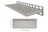 Schluter SHELF-W Floral Design rectangular wall shelf - stone gray aluminum ||SWS1D5TSSG