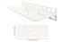 Schluter SHELF-W Étagère mural rectangulaire Curve Design - aluminium blanc mat ||SWS1D6MBW