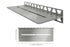 Schluter SHELF-W Étagère mural rectangulaire Pure Design - acier inoxydable (V2) brossé ||SWS1D7EB